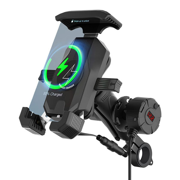 SHEAWA バイク 充電スマホホルダー